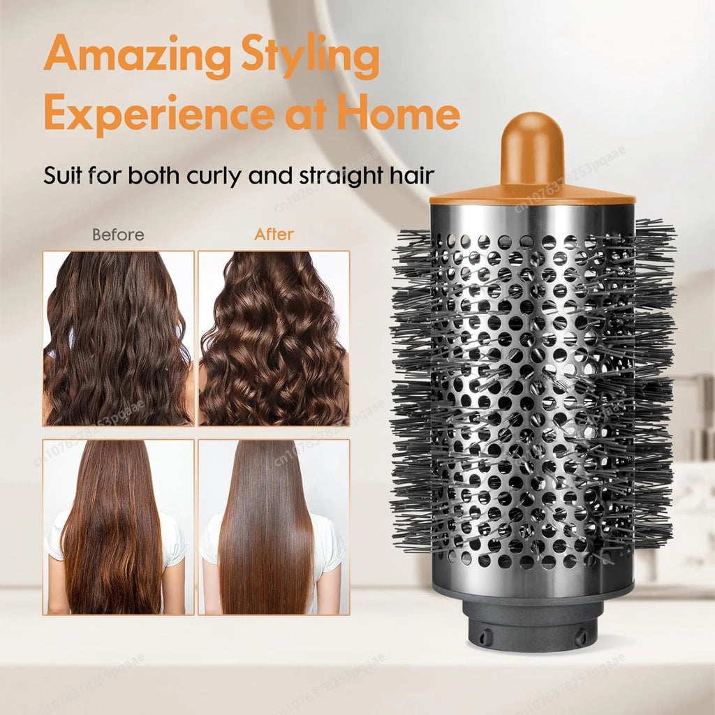 20/38/55MM Round Volumizing Brush for Dyson Airwrap HS01/HS05 Attachment Cylinder Comb Fluffy Nozzle Curling Brush Replacement