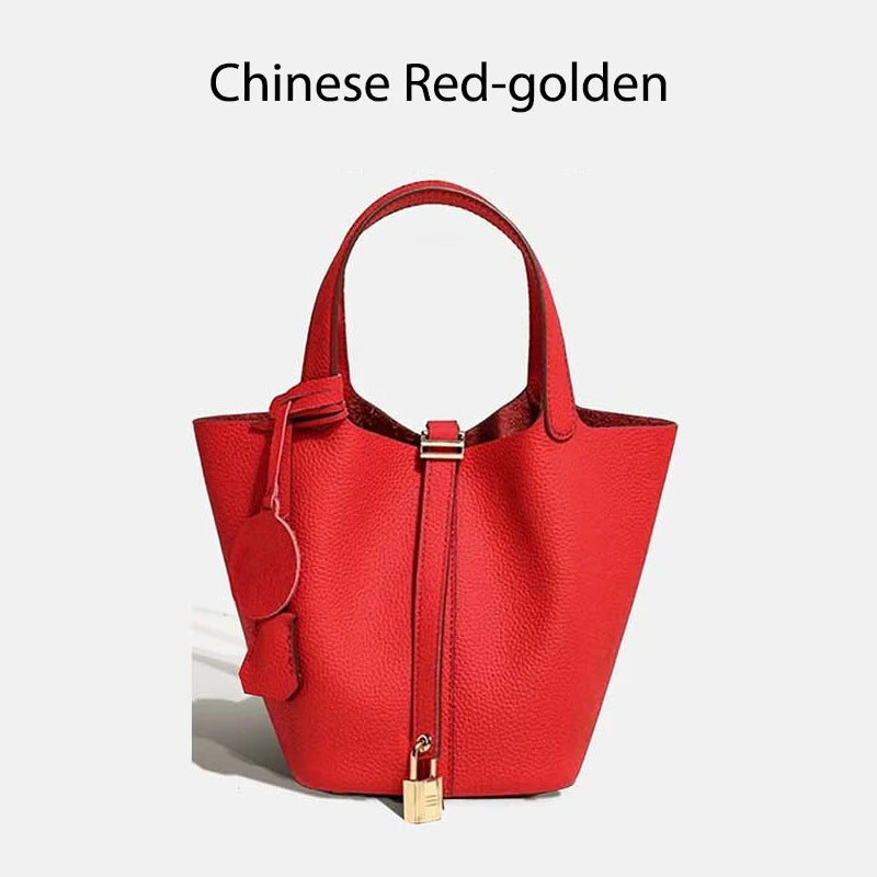 MENDY Damestassen Handtassen Emmer Tas Echt leer Mode Tote Bag Echt leer Luxe Designer Big Size Grote Dame Handtassen