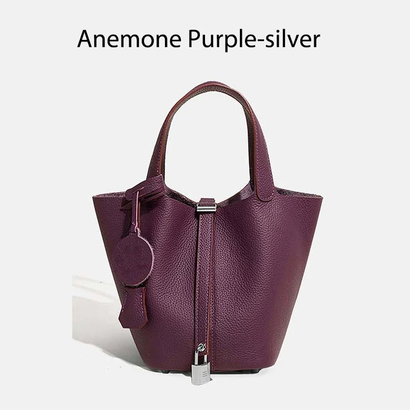 MENDY Damestassen Handtassen Emmer Tas Echt leer Mode Tote Bag Echt leer Luxe Designer Big Size Grote Dame Handtassen