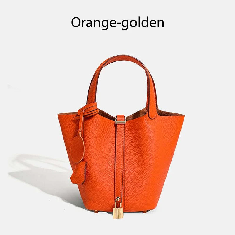 MENDY Damestassen Handtassen Emmer Tas Echt leer Mode Tote Bag Echt leer Luxe Designer Big Size Grote Dame Handtassen