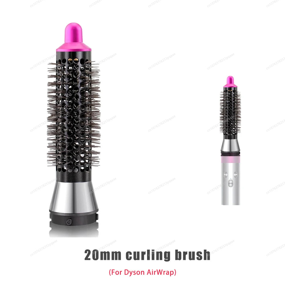 20/38/55MM Round Volumizing Brush for Dyson Airwrap HS01/HS05 Attachment Cylinder Comb Fluffy Nozzle Curling Brush Replacement
