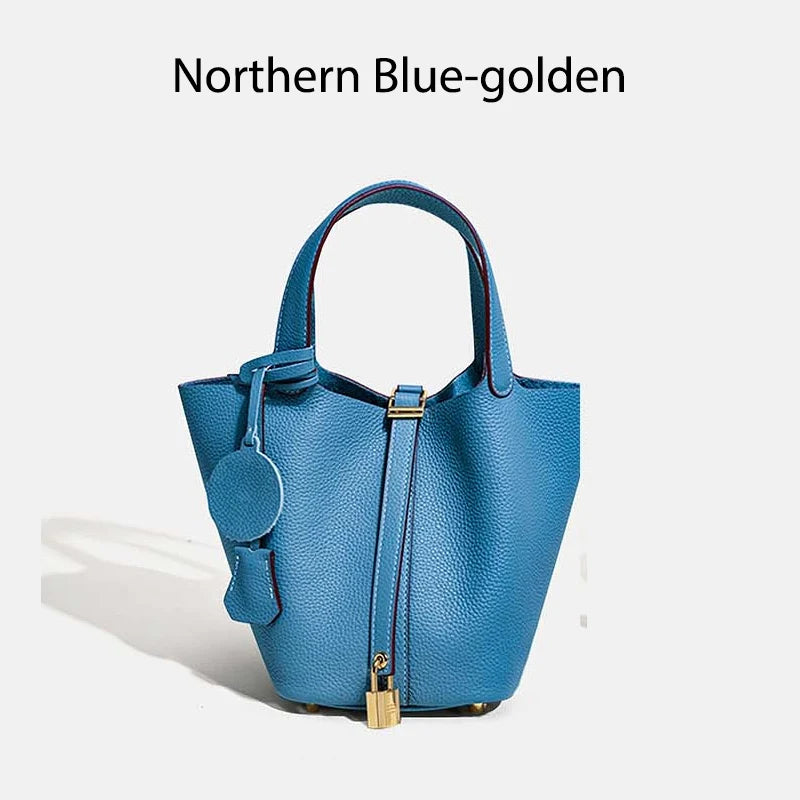 MENDY Damestassen Handtassen Emmer Tas Echt leer Mode Tote Bag Echt leer Luxe Designer Big Size Grote Dame Handtassen