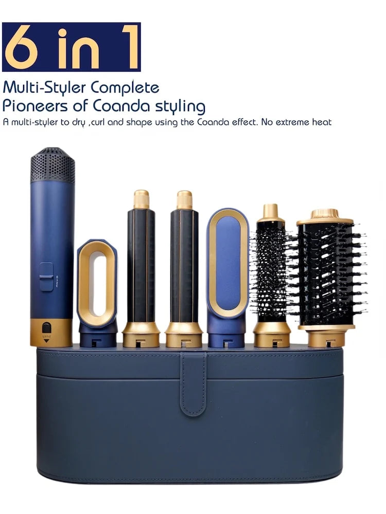 6 In 1 Multi Styler New Design Hair Dryer For Hair 6 in 1 Hair Styler With Curling Barrel Hot Air Brush Styling Tool MultiStyler