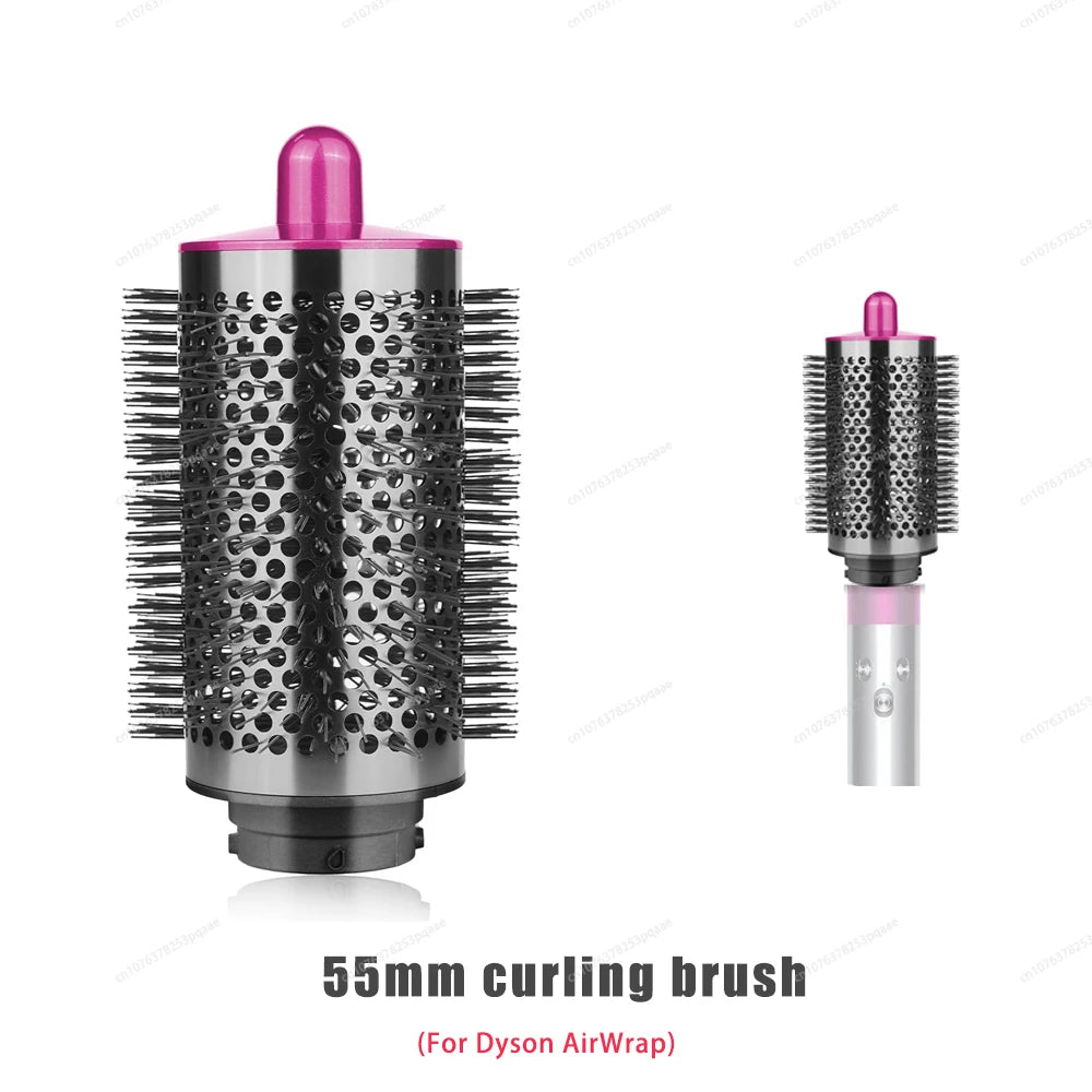 20/38/55MM Round Volumizing Brush for Dyson Airwrap HS01/HS05 Attachment Cylinder Comb Fluffy Nozzle Curling Brush Replacement