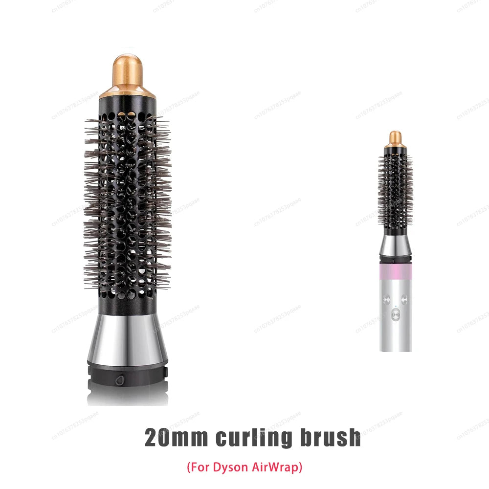 20/38/55MM Round Volumizing Brush for Dyson Airwrap HS01/HS05 Attachment Cylinder Comb Fluffy Nozzle Curling Brush Replacement