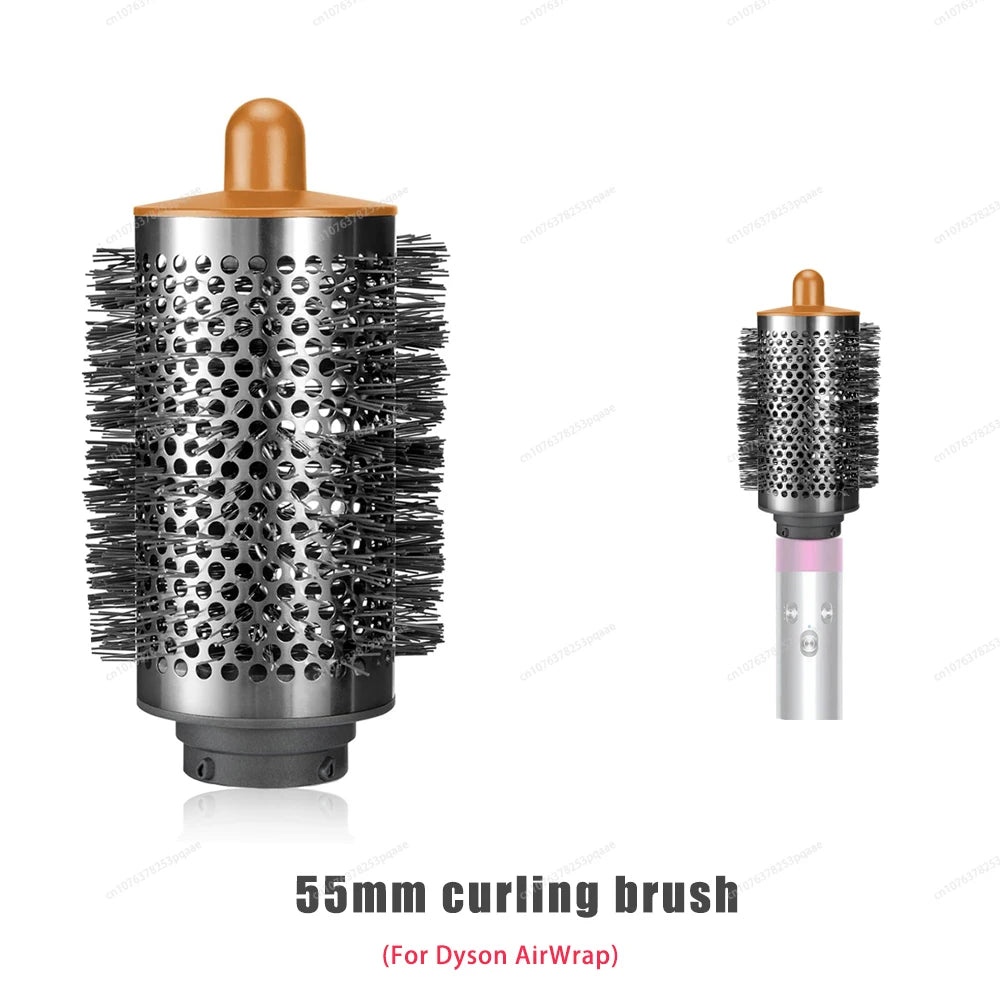 20/38/55MM Round Volumizing Brush for Dyson Airwrap HS01/HS05 Attachment Cylinder Comb Fluffy Nozzle Curling Brush Replacement