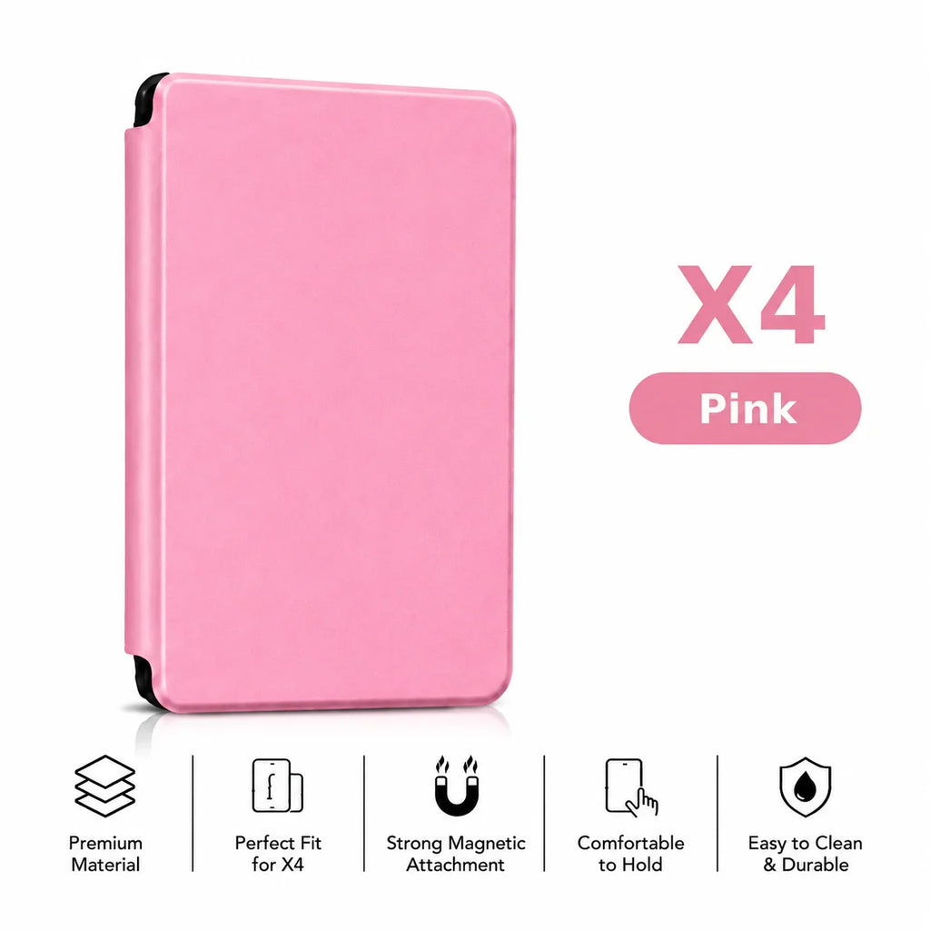 New Magnetic Flip Cover With Stand E‑reader Protective Case For Xteink X3 X4 X4pro Shockproof Detachable Shell Protective Sleeve