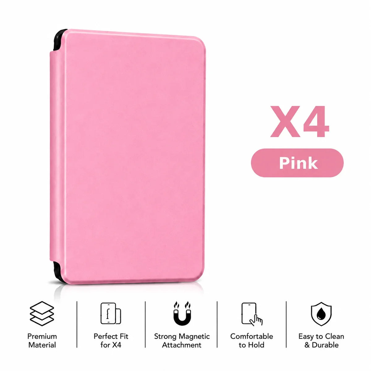 New Magnetic Flip Cover With Stand E‑reader Protective Case For Xteink X3 X4 X4pro Shockproof Detachable Shell Protective Sleeve